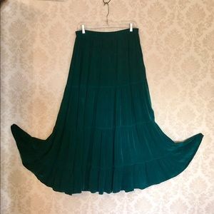 Tianello teal tiered XL skirt